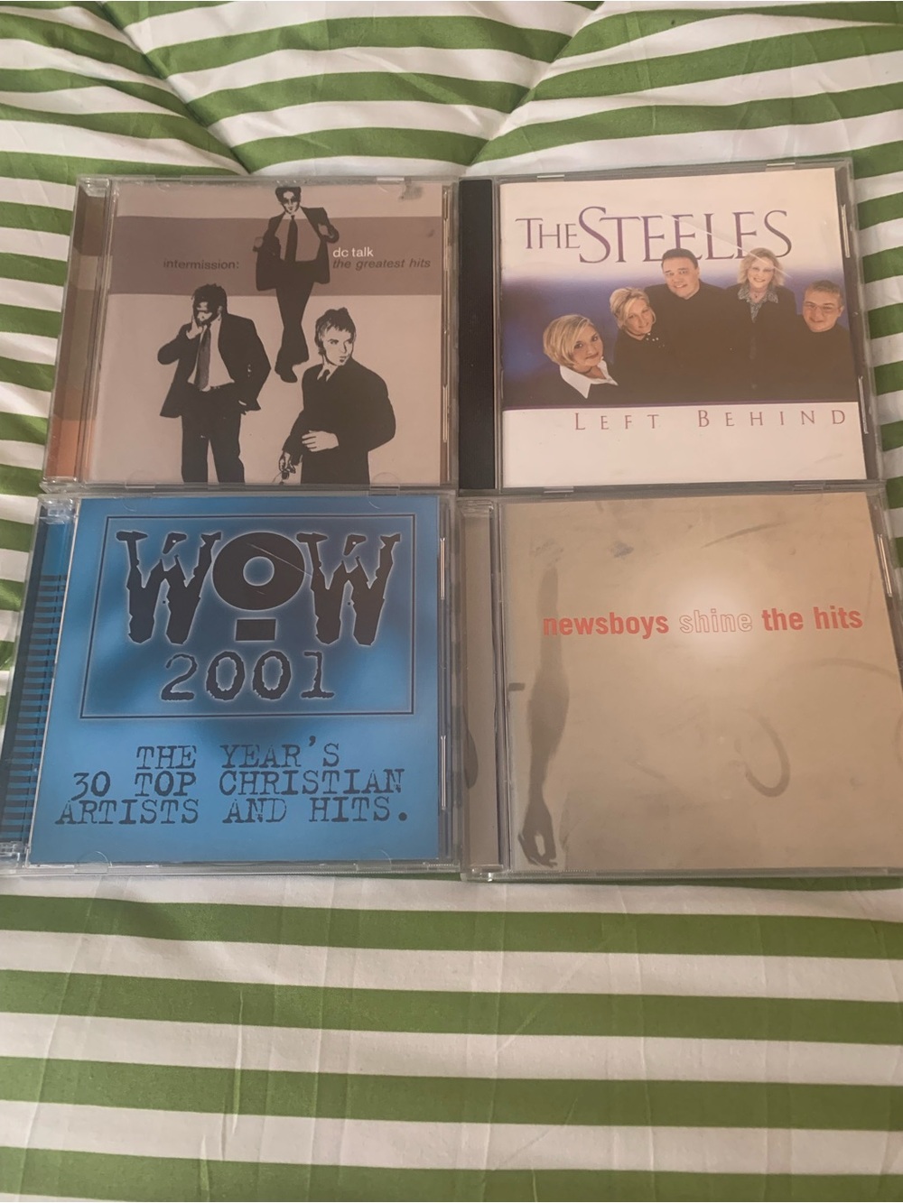 Lot of 4 Christian Music CDs - Mixed Artists (Newsboys, The Steeles, DC Talk)
